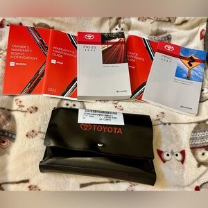 Toyota 2022 Prius Complete Set of Owner’s Manual.